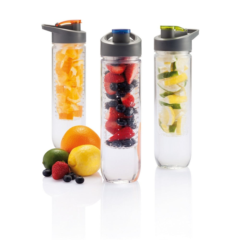 Bottle with a container