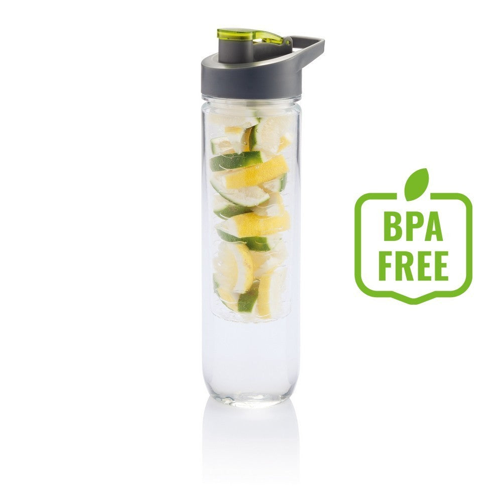 Bottle with a container