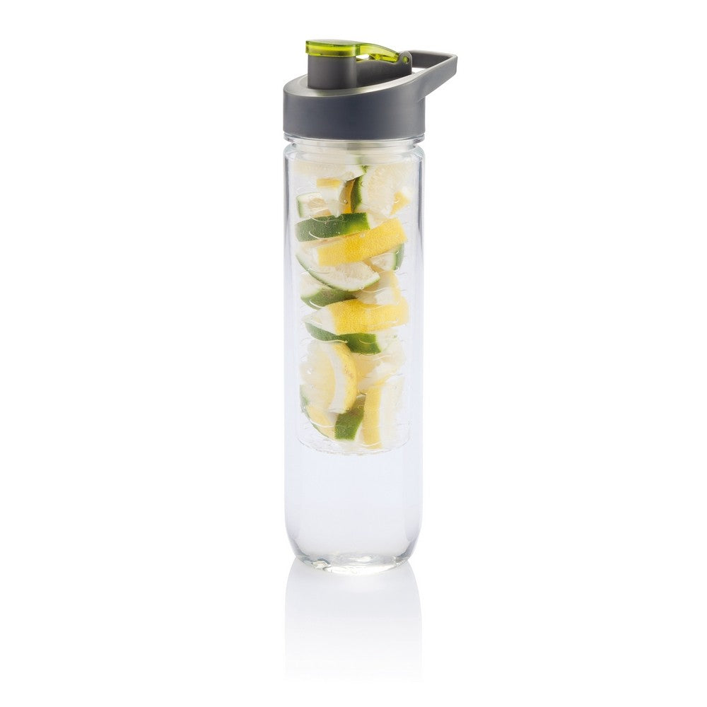 Bottle with a container