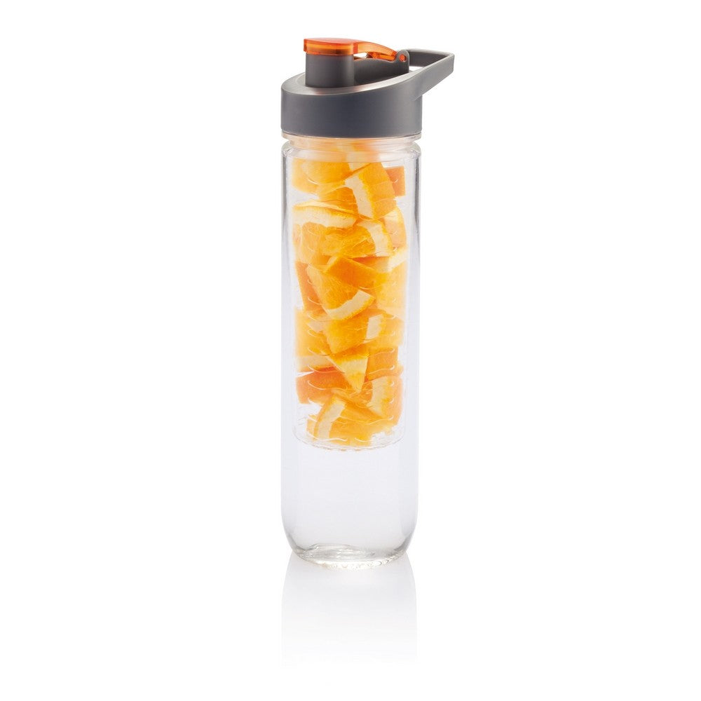 Bottle with a container