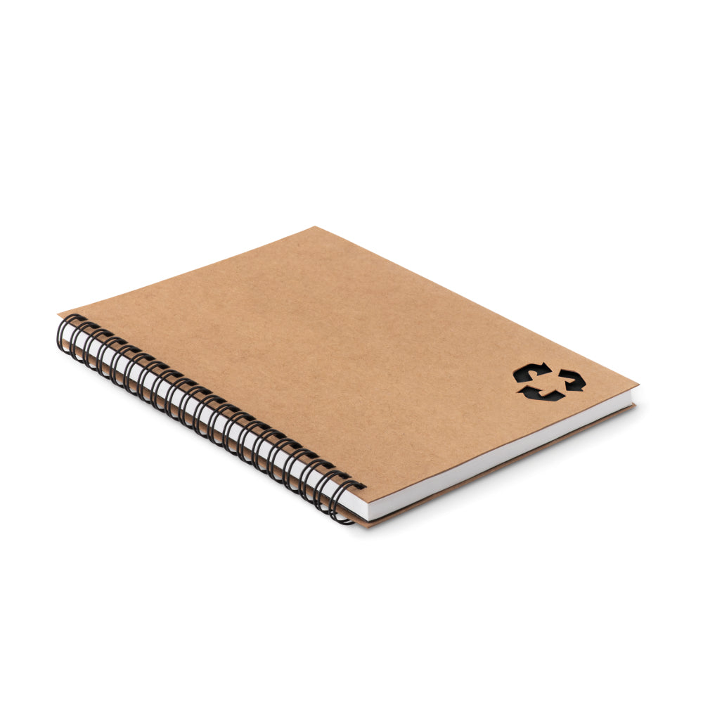 Eco-friendly spiral notebook