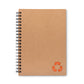 Eco-friendly spiral notebook