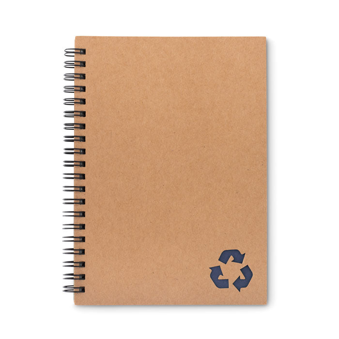 Eco-friendly spiral notebook